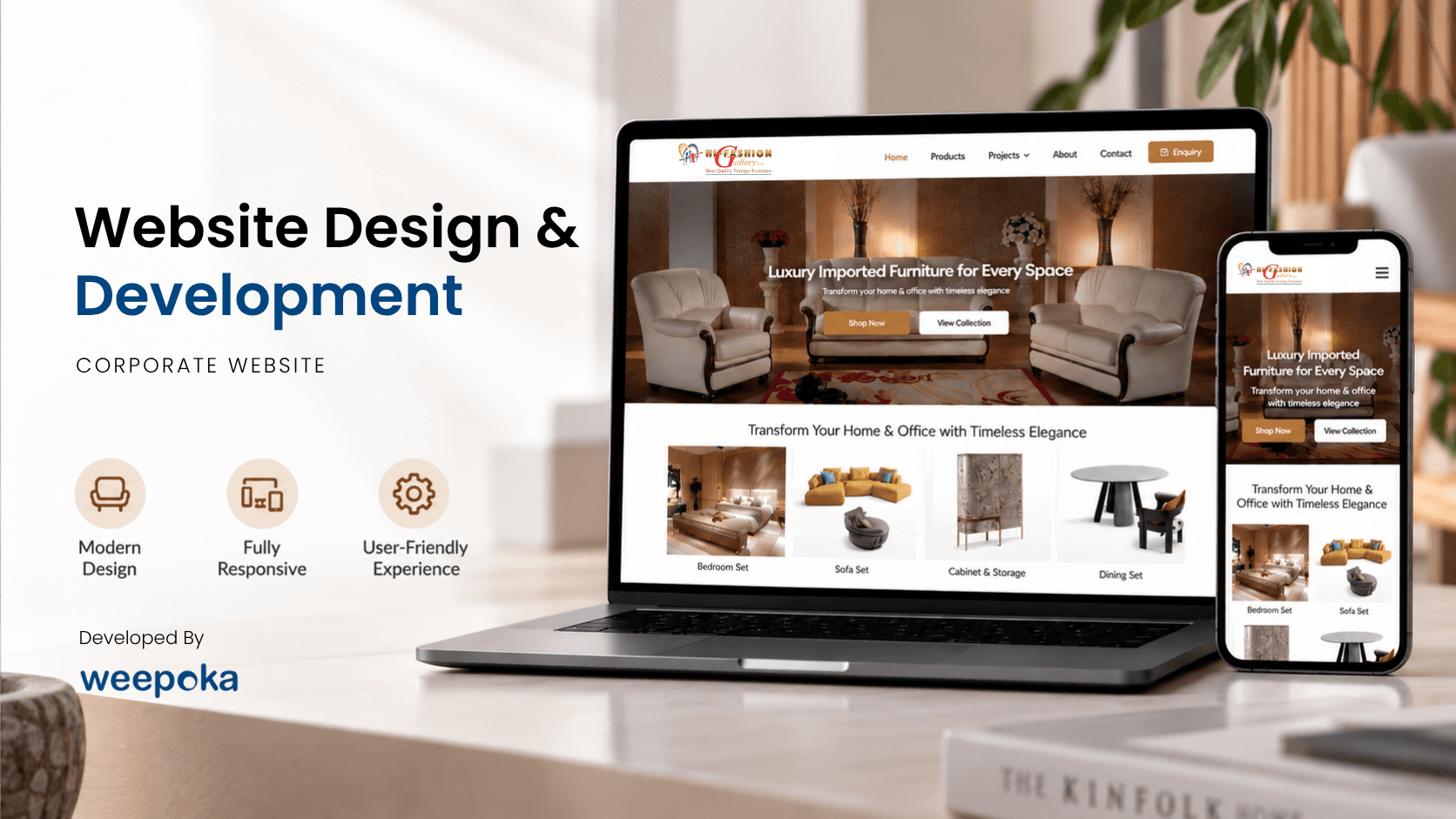 Hi-Fashion Interior & Solutions – Corporate Website