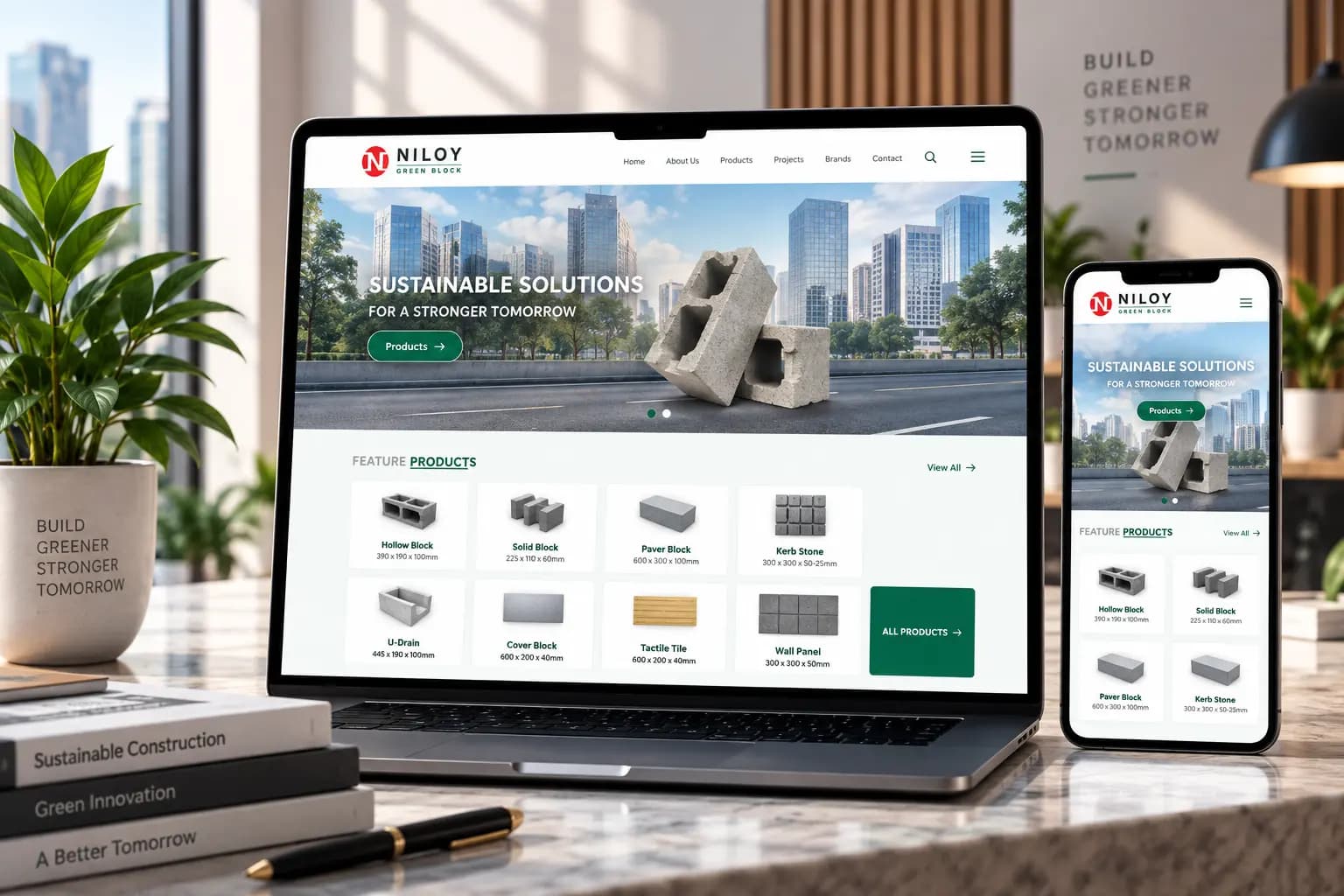 Niloy Green Block – Corporate Website